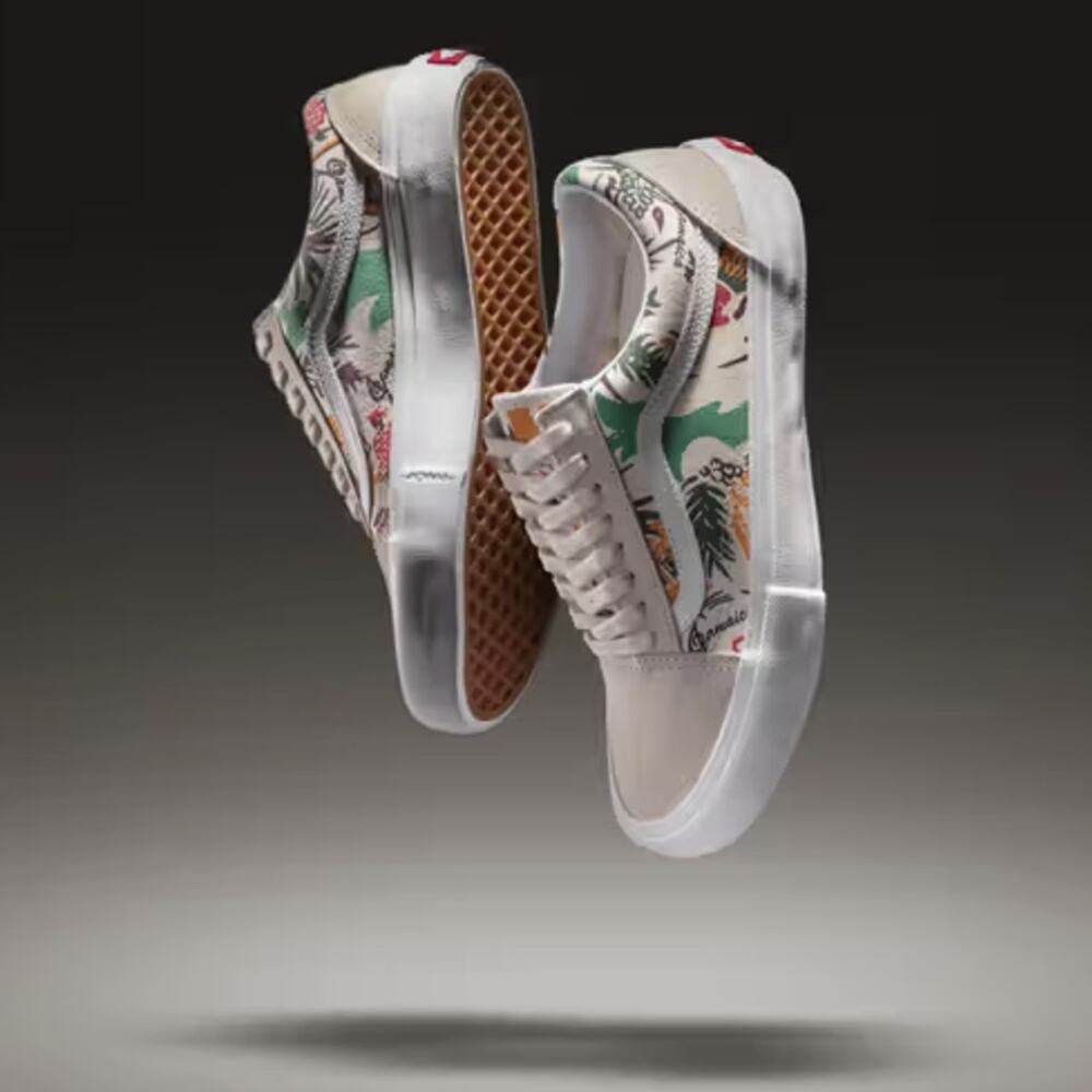 VANS x CONCEPTS Old Skool Jamaica Off White Sneaker Sz 9 Men 10.5 Women
